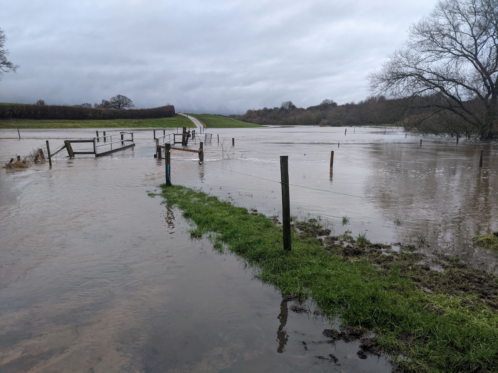 Flooding during Storm Cristoph, January 20th